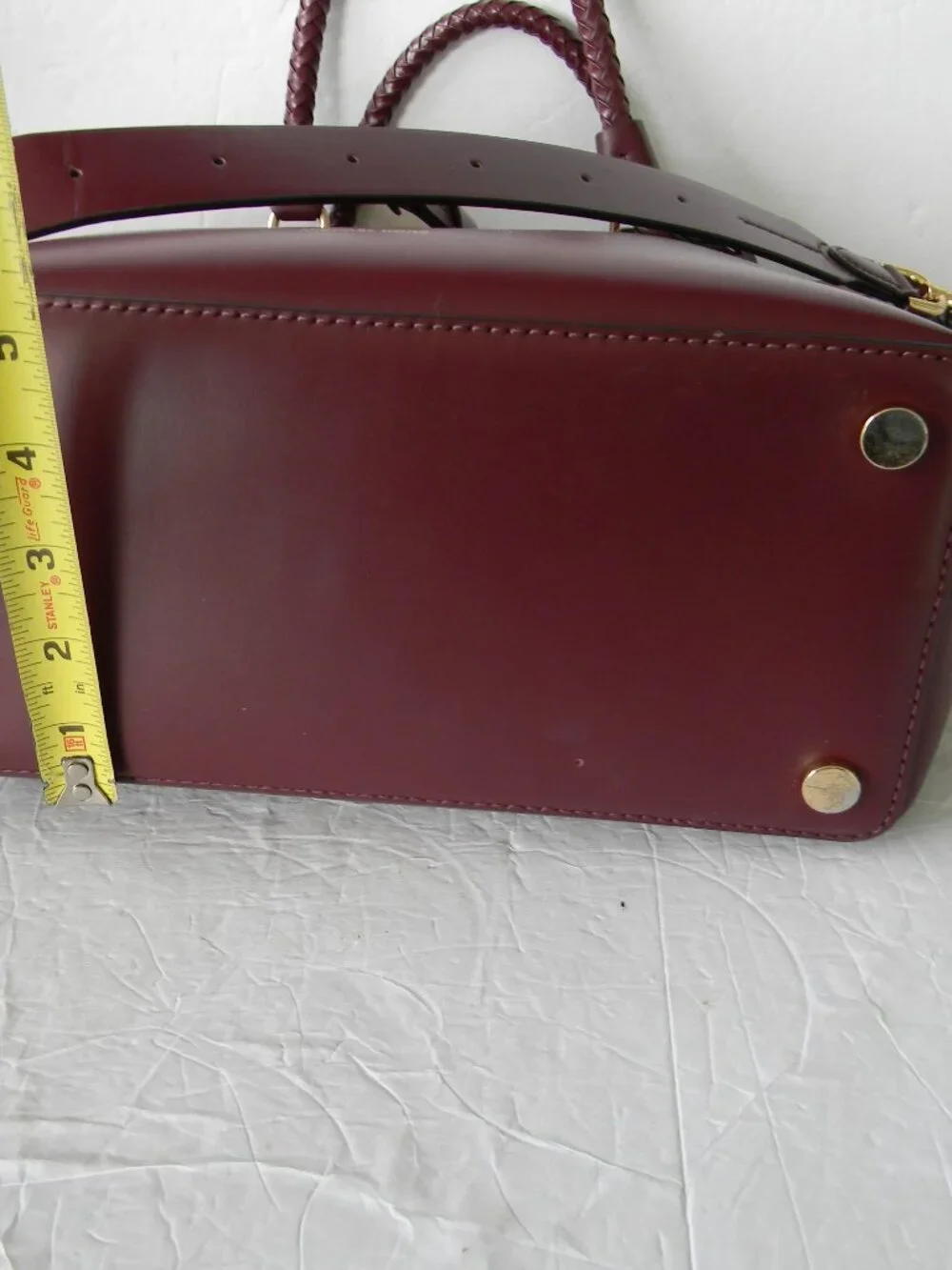 MICHAEL KORS BURGUNDY WINE LEATHER BLAKELY BUCKET DRAWSTRING CROSSBODY BAG FALL